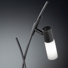 York Low Energy Rust Brown Table Lamp