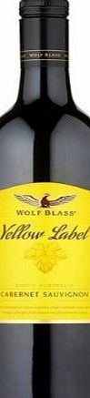 Wolf Blass Yellow Label Cabernet Sauvignon Australian Red Wine 75cl Bottle