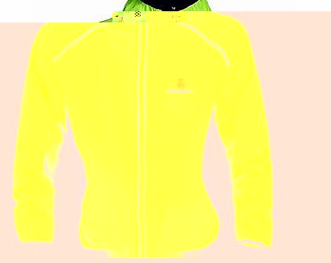 Cycling Jersey Men Riding Breathable Jacket Cycle Clothing Bicycle Long Sleeve Wind Coat (Yellow, 3XL)