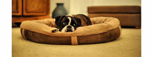 Wolfybeds Luxury Wraparound Fleece Dog Bed Size Large