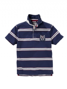 HEAVY JERSEY STRIPED RUGBY SHIRT