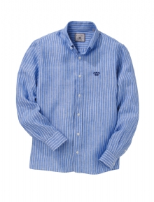 Wolsey PINSTRIPED LINEN SHIRT