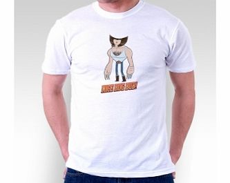 Wolverine Nice Rug White T-Shirt Medium ZT Xmas