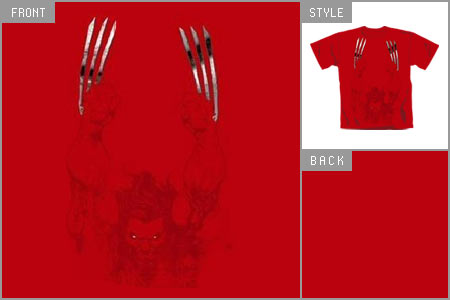 Wolverine (Silver Blade) T-shirt cid_5152TSCP