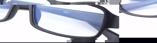 Womdee TM) Black Fashion Clear Plastic Full Frame Rectangle Lens Plano Glasses For Man Women,Uv Protection With Womdee Accessory