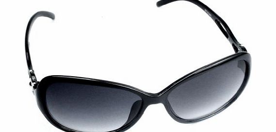Womdee TM) New Fashion Vintage Ladies Hollow Out Large Sunglasses-Black With Womdee Accessory