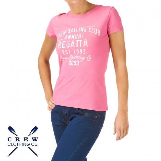 Womens Crew Clothing Crew T-Shirt - Hot Pink