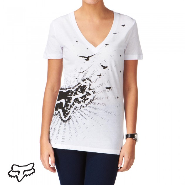 Womens Fox Tranquility T-Shirt - White