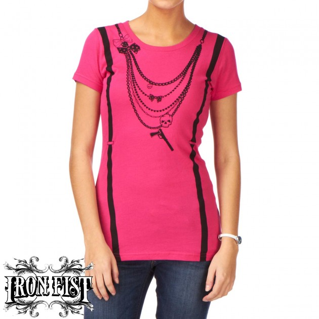 Womens Iron Fist Fake It Basic T-Shirt - White