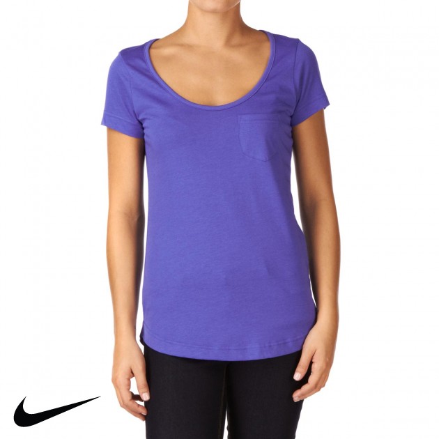Womens Nike 6.0 Luxe Layer T-Shirt - Iced