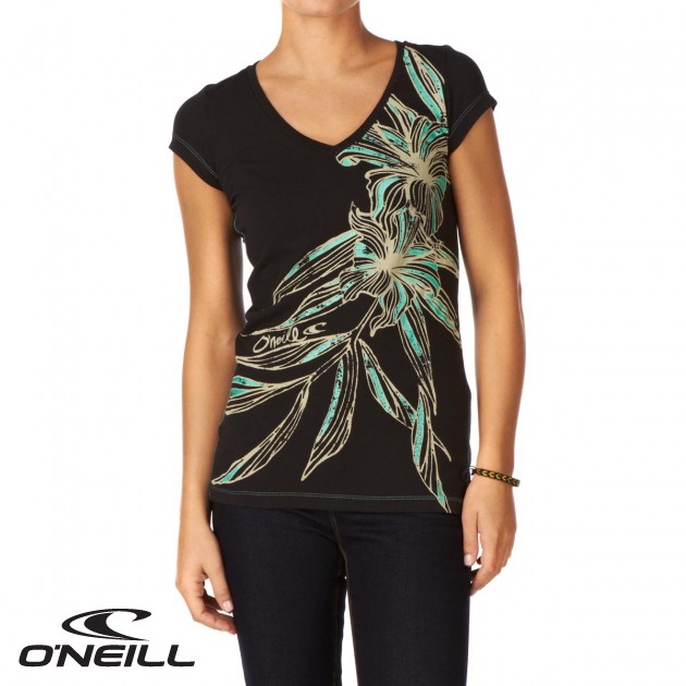 ONeill Aspen S/Slv T-Shirt - Black Out