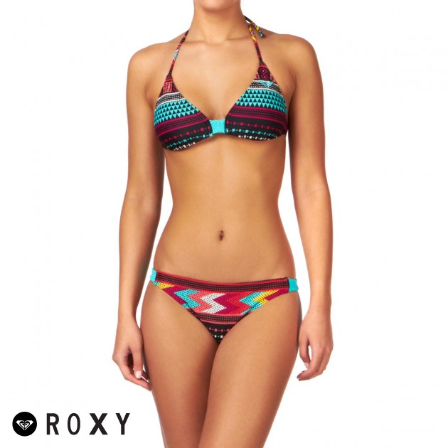 Womens Roxy La Paz Stripe Scooter Pt W/Braid