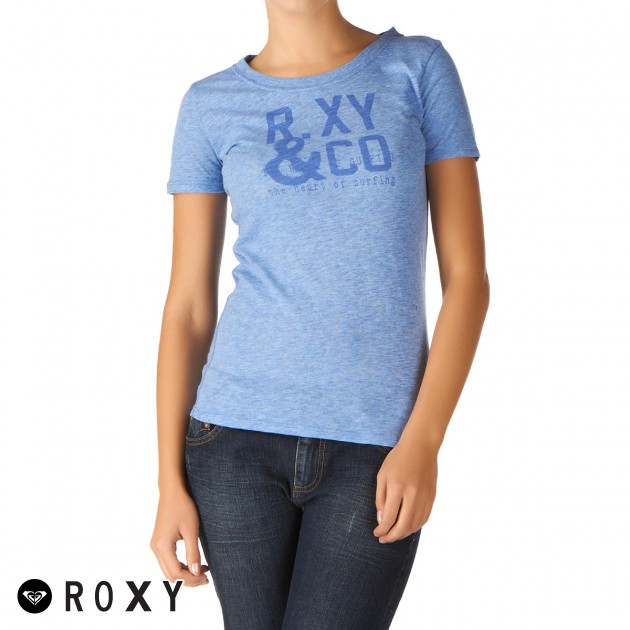 Womens Roxy Utility T-Shirt - Peri