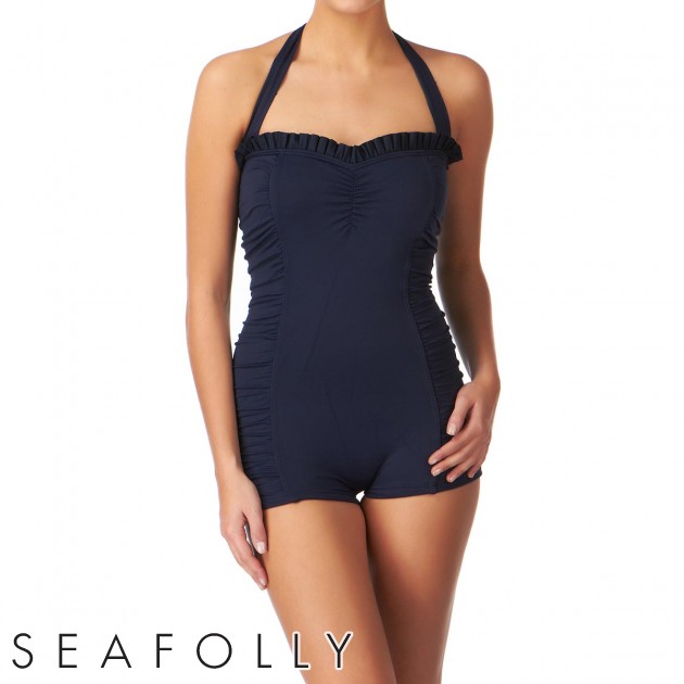 Seafolly Goddess Mimi Boyleg Swimsuit -