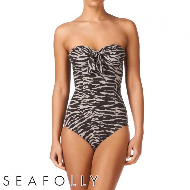 Seafolly Safari Bustier Maillot Swimsuit