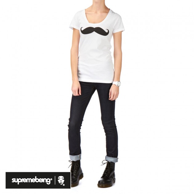 Womens Supremebeing Natasha T-Shirt - White