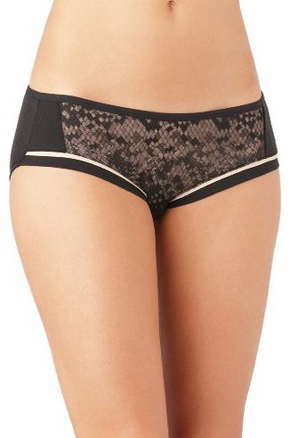 Ultimate Plunge Fancy Shortie Womens Knickers black Large
