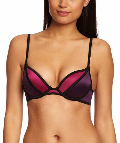 W00CT Glamour Make Up Gel padded bra Purple / Black (34 C)
