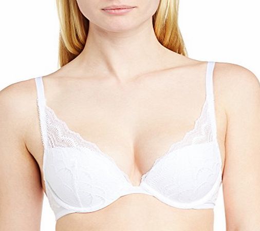 Wonderbra Womens My Pretty Push-Up Everyday Bra, White, 34B
