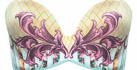 Womens Ultimate Strapless Versailles Bra Multi Colour Light Green 34B