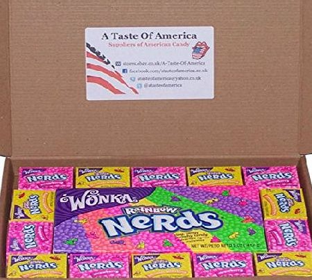 Wonka Nerds Gift Box - Birthday Party American Retro Candy Sweets N14