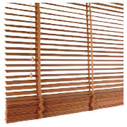 WOOD Venetian Blind 150cm 35mm Slats,Oak Effect