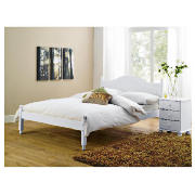Bed Frame White Double And Airsprung