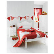 Bed Frame White Single And Airsprung
