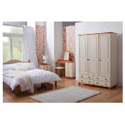 Dressing Table & Stool Set, Cream &