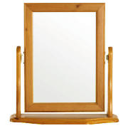 Woodbury Dressing Table Mirror, Antiqued Pine