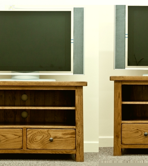 Woodbury Oak Medium TV Unit