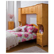 Woodbury Over Bed Fitment, Antique Pine