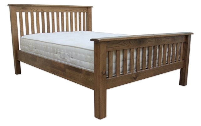 Woodbury Solid Oak Bedstead - Double or King
