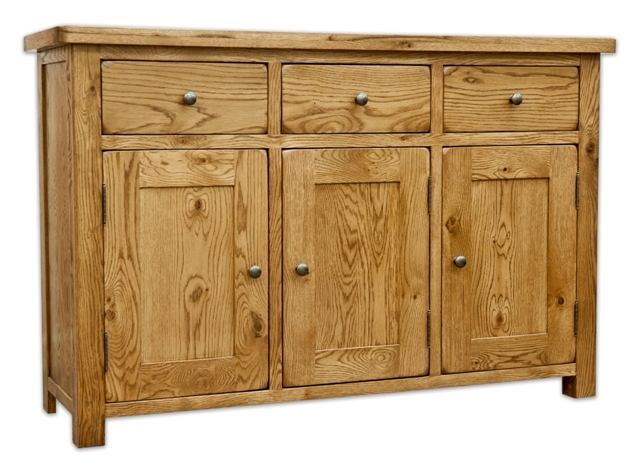 Woodbury Solid Oak Large Sideboard/Base