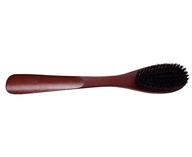 Wooden Clothes Brush and Shoe Horn