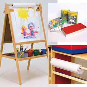 wooden Easel Set - SAVE andpound;7