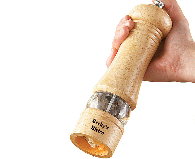 wooden Electric Salt and Pepper Mill -