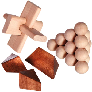 Wooden Puzzle Brain Teasers