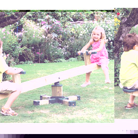 Wooden Seesaw