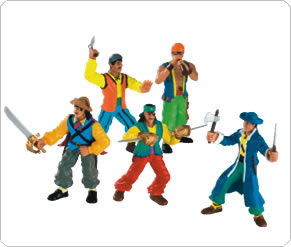 Wooden World Pirate Sets