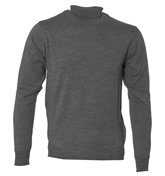 Grey Roll-Neck Sweater