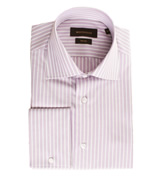 Lilac and White Stripe Long Sleeve Shirt