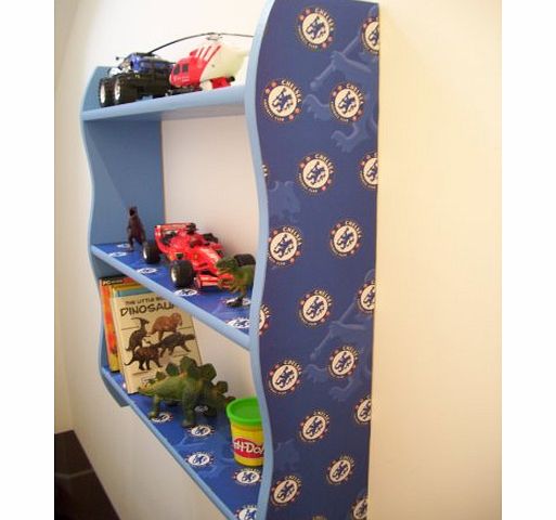 woodiquechic 70cm H Boys Bedroom Chelsea FC Shelves, Shelf, Bedroom Shelves, Toy storage, Bookcase