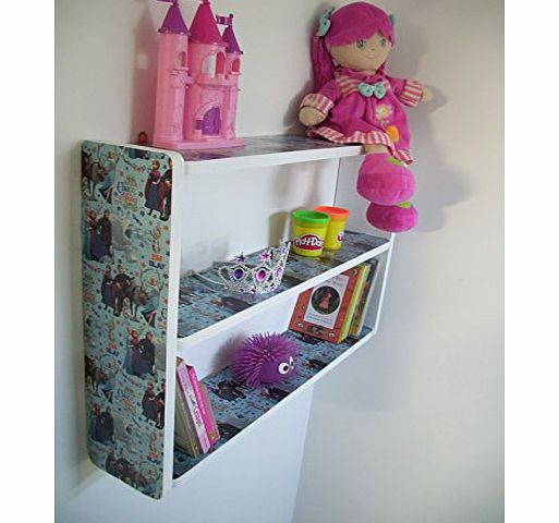 Extra Large 74cm x 50cm Disney Frozen Shelves, Girls Bedroom Shelves, Childrens Furniture, Toy Storage, Nursery, Bookcase