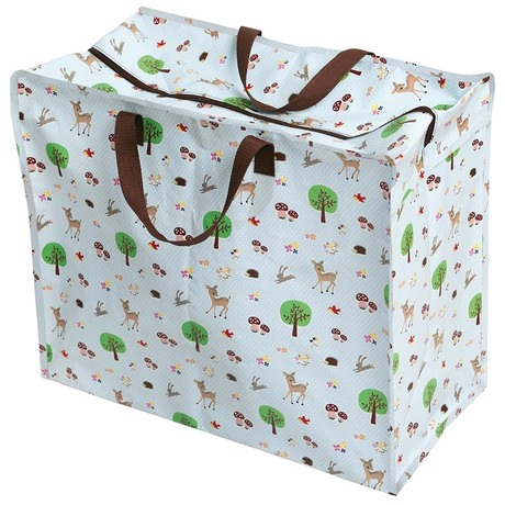 Woodland Animals Recycled Shopper Bag