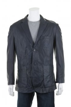 Woodland Leather 2 Button Blazer