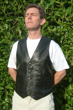 Classic Leather Waistcoat