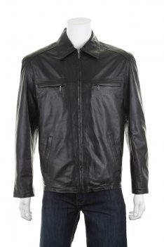 Woodland Leather Leather Harrington Jacket