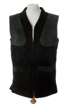 Leather Quilted Waistcoat