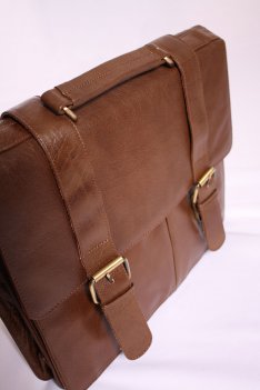 Leather Shoulder Briefcase